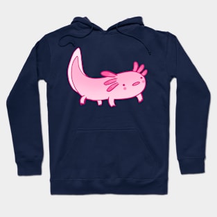 Funny cartoon axolotl Hoodie